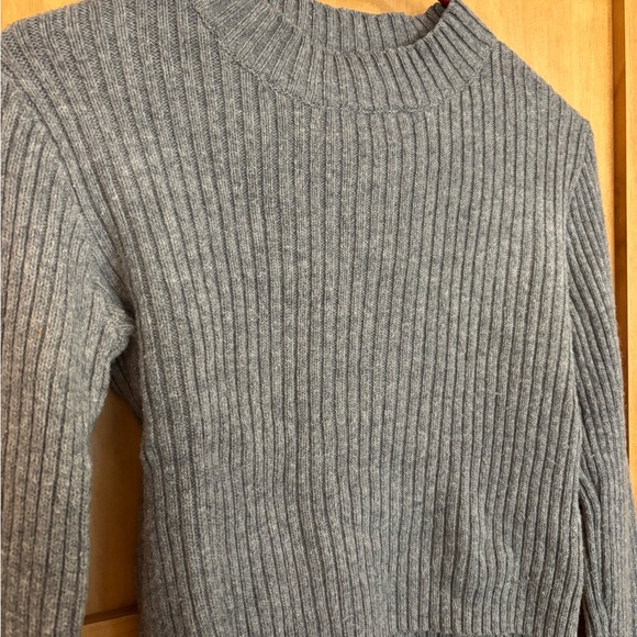 Grey Ribbed Sweater - Picture 2 of 5